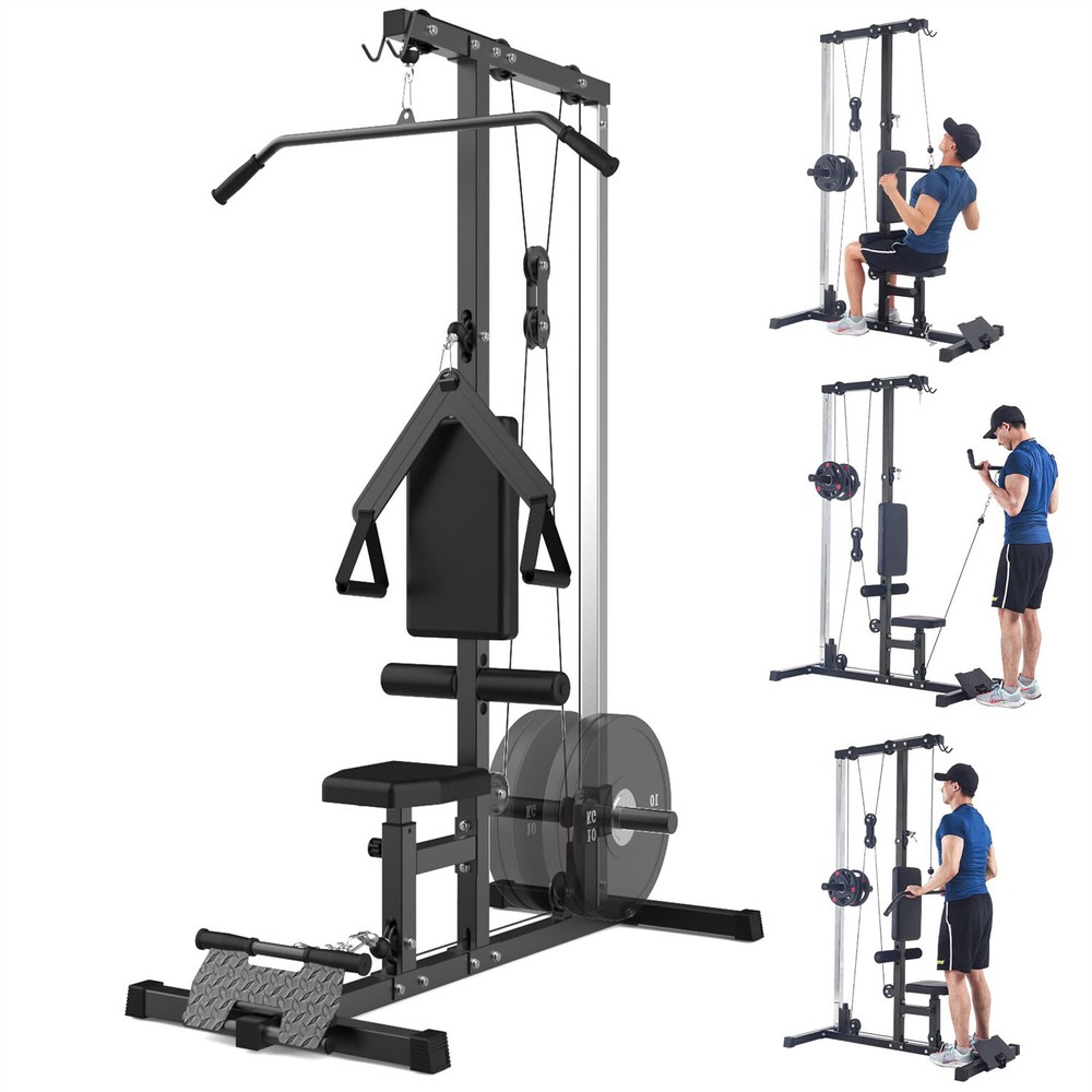 ✅LAT Power Cable Machine Row Cable Machine with Adjustable Leg Support Adjustab