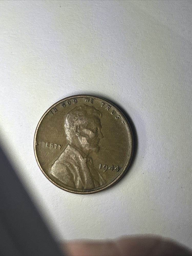 RARE 1944 Wheat Penny Cent Coin Error LETTERS mISSING