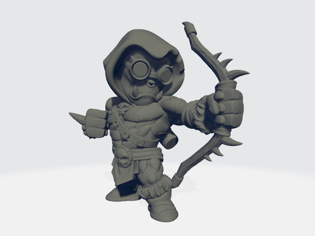Chibiatures - Ranger Orc #1