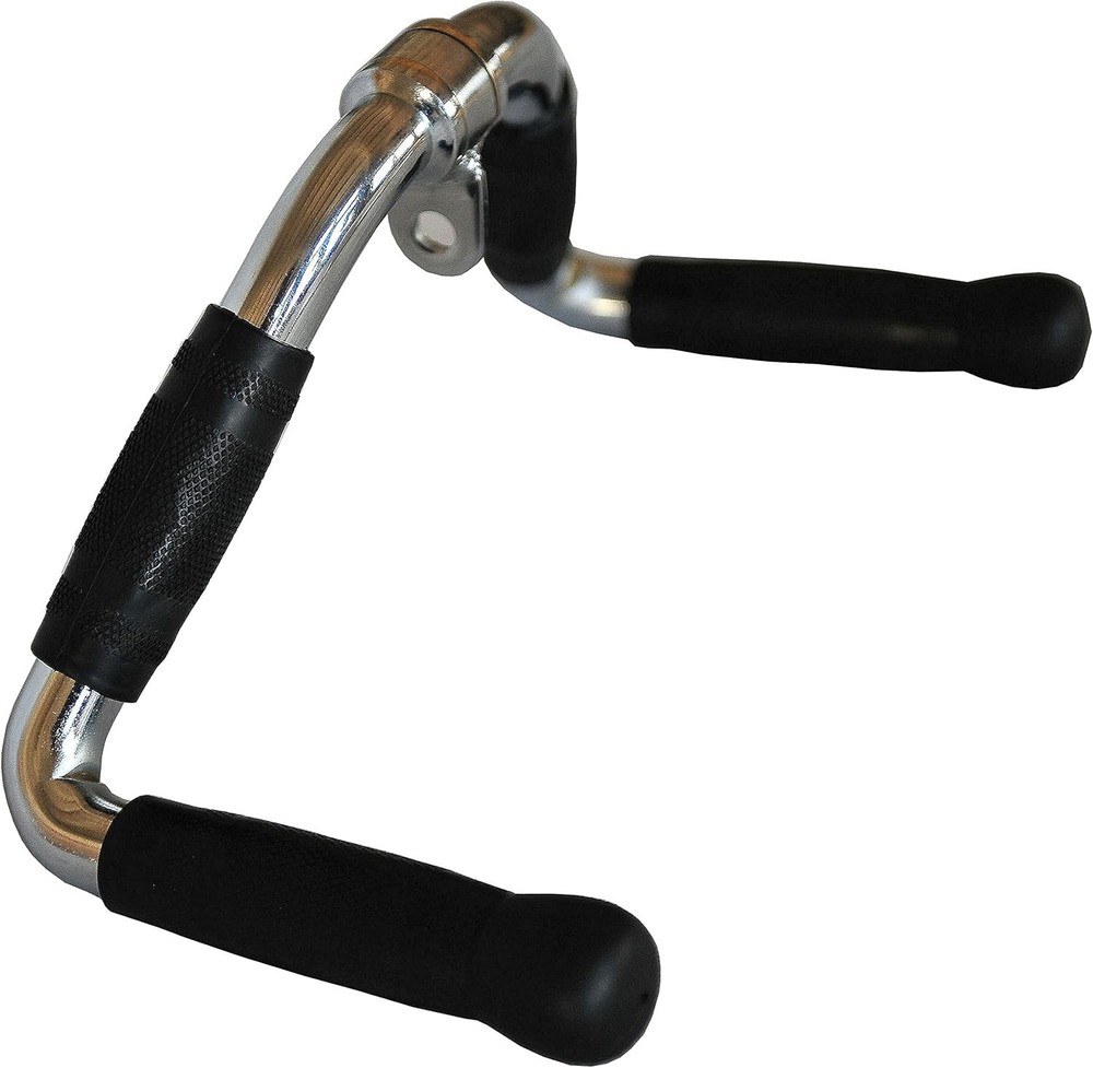 Lat Cable Machine Attachment Curl Pulldown Barbell Revolving Bar, Multi-Exerc...