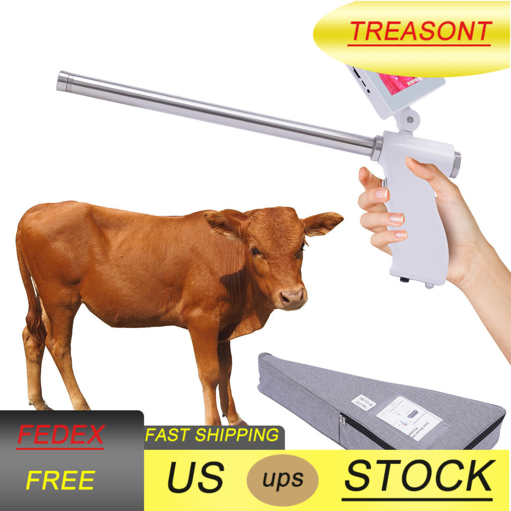 Visual Artificial Insemination Gun Cow Kit Camera with 360° Adjustable Screen