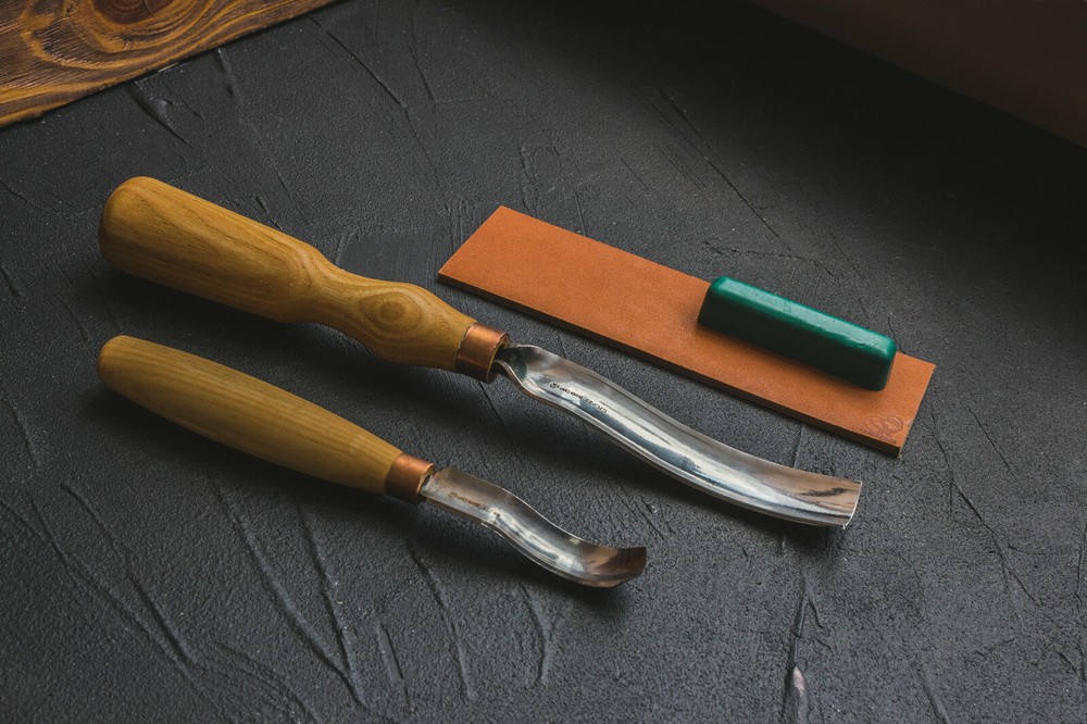 Set of Bent Gouges BeaverCraft