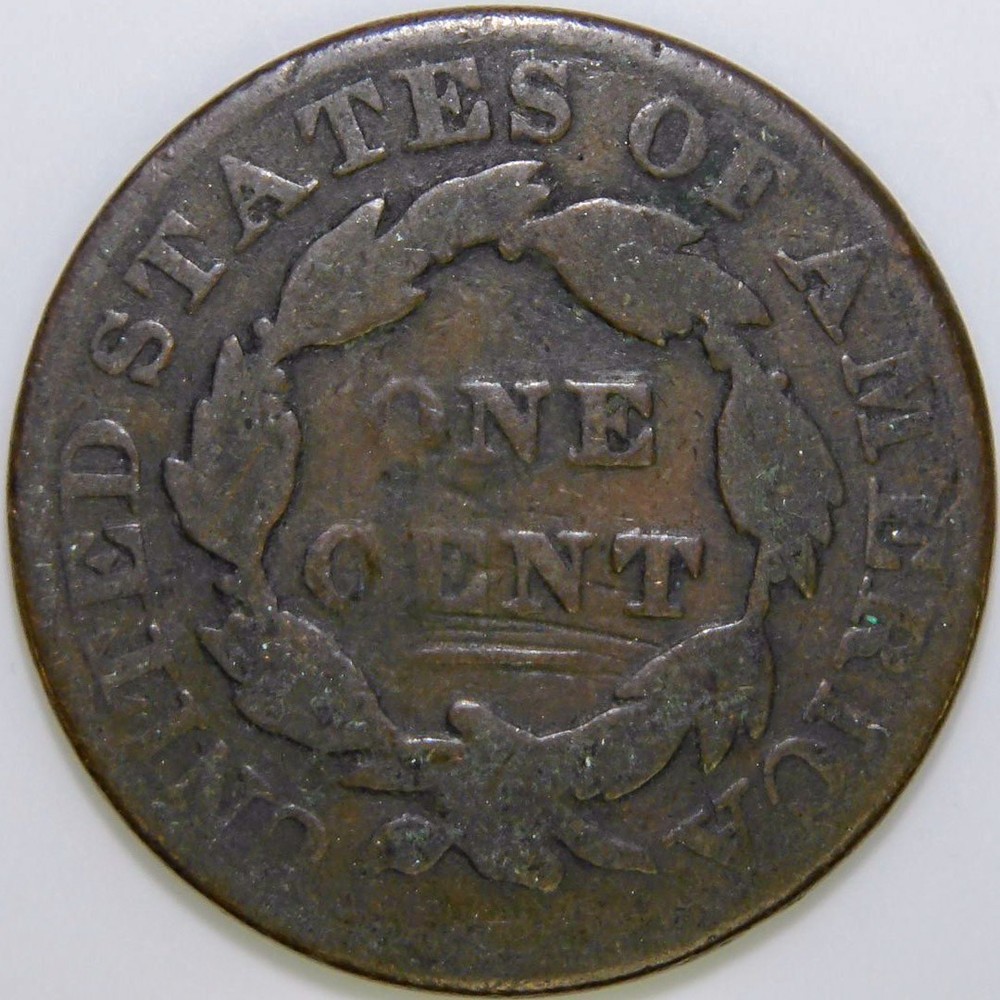 1831 Coronet Head Large Cent k285
