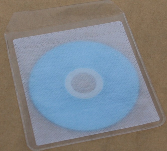 1000 Double Sided Ameri Copy Blu Ray CPP Clear Sleeves W/2 Disc Woven