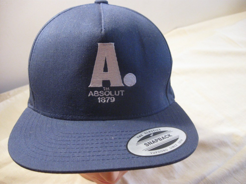 ABSOLUT. VODKA SNAPBACK CAP - NEW