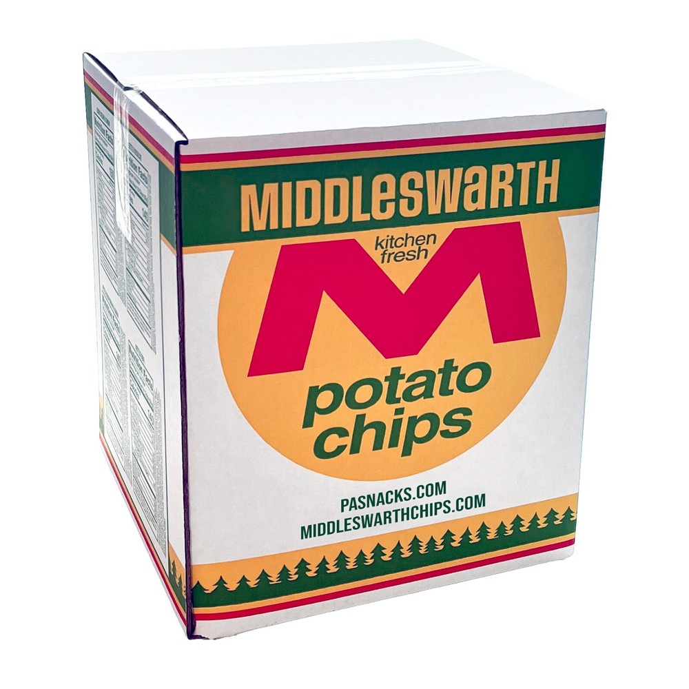 Middleswarth Potato Chips 3 pound Box FRESH! Choose your flavor! BULK value