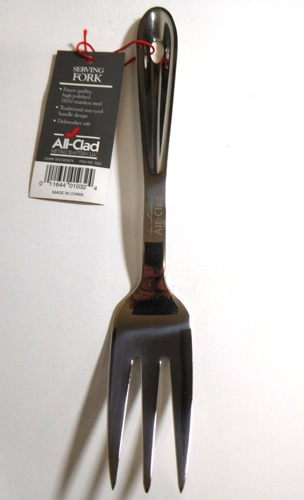 (new) ALL-CLAD ~ SERVING FORK ~ stainless steel ~ kitchen tool