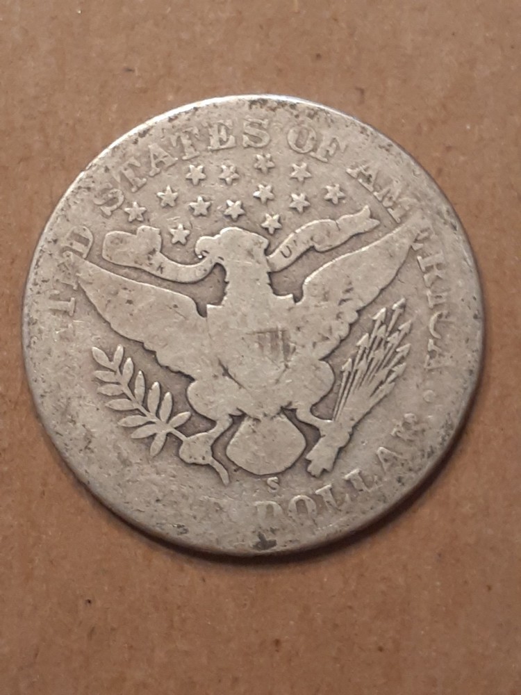 1906 S BARBER HALF DOLLAR