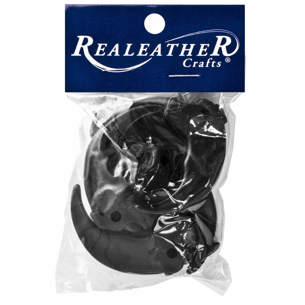 Realeather(R) Crafts Plastic Bear Claws 2" 6/Pkg-Black - 3 Pack