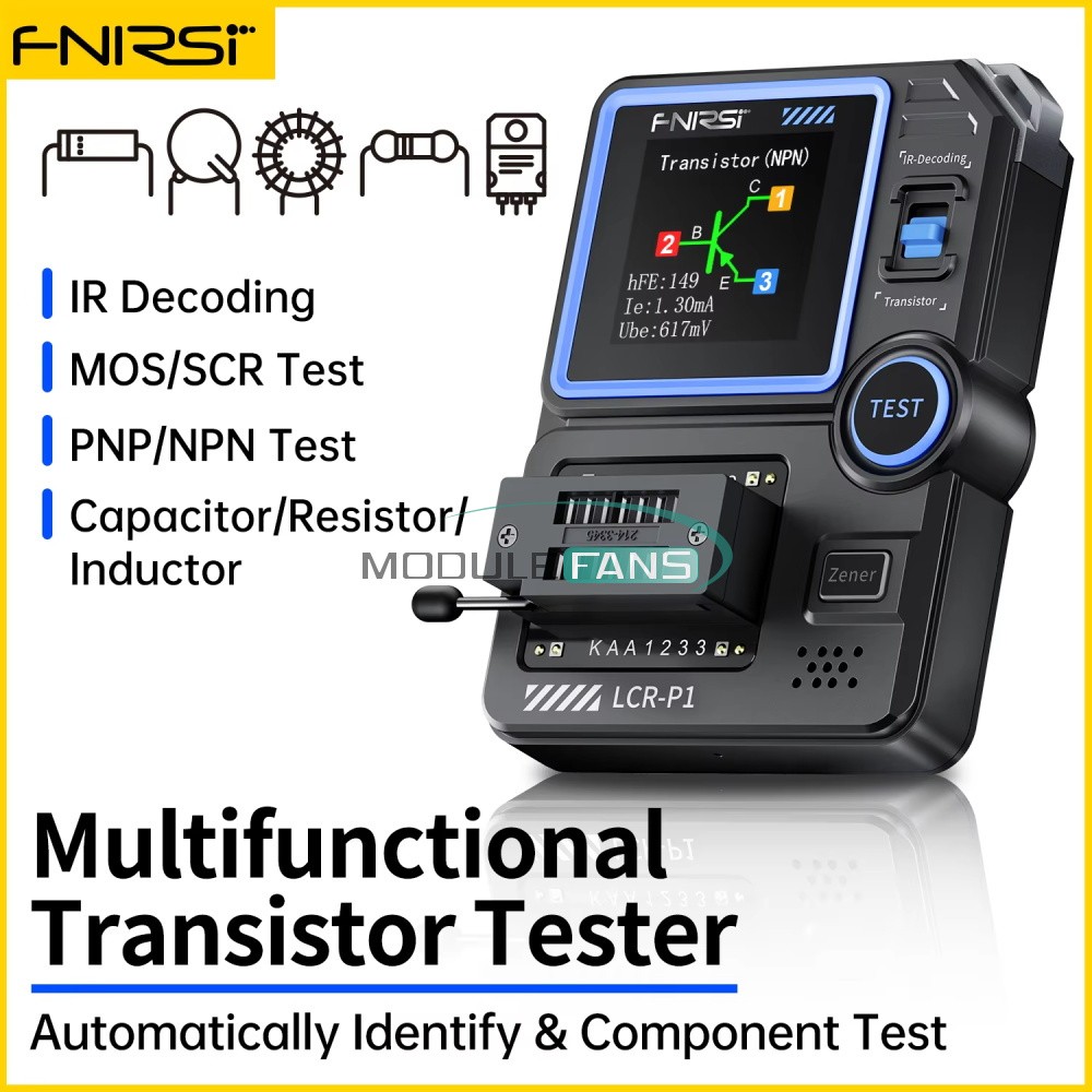 LCR-P1 Transistor Tester Diode Triode Capacitance Resistance Meter LCR ESR Meter