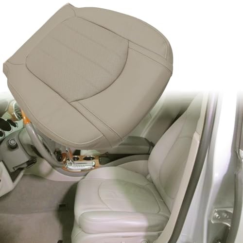 Driver Side Bottom Perforated Leather Replacement Seat Tan(Perforated leather)