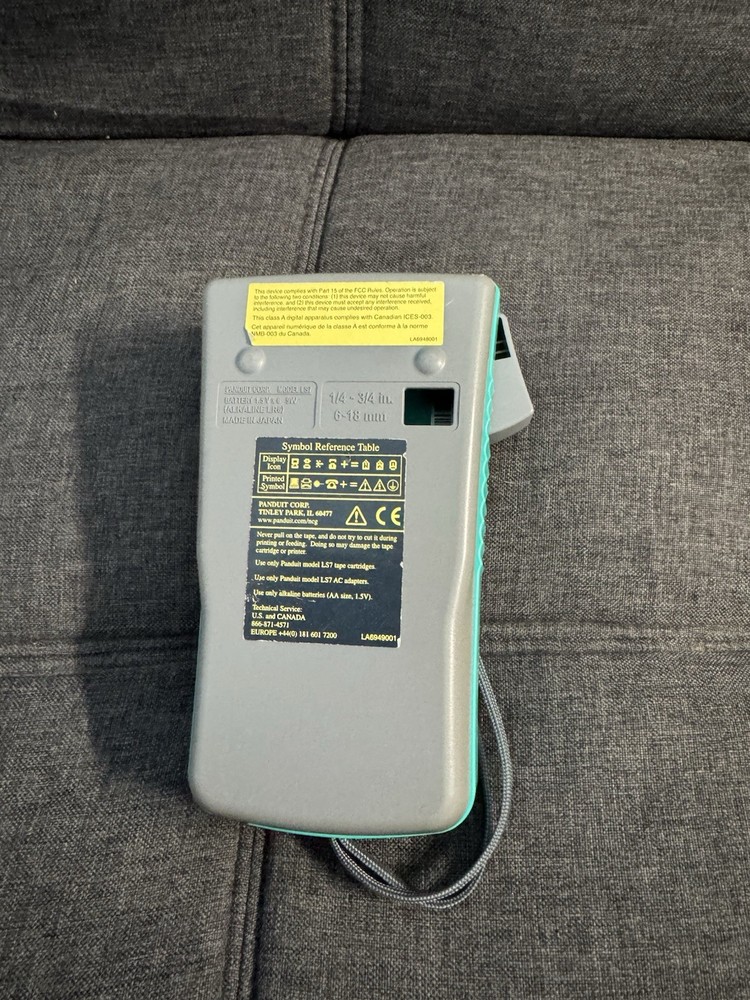 Panduit LS7 Thermal Handheld Label Printer Tested Working