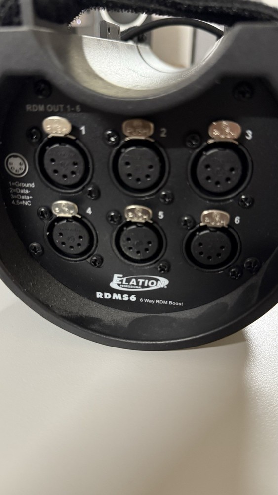 Elation RDMS6 Truss Mount 6 Way Splitter