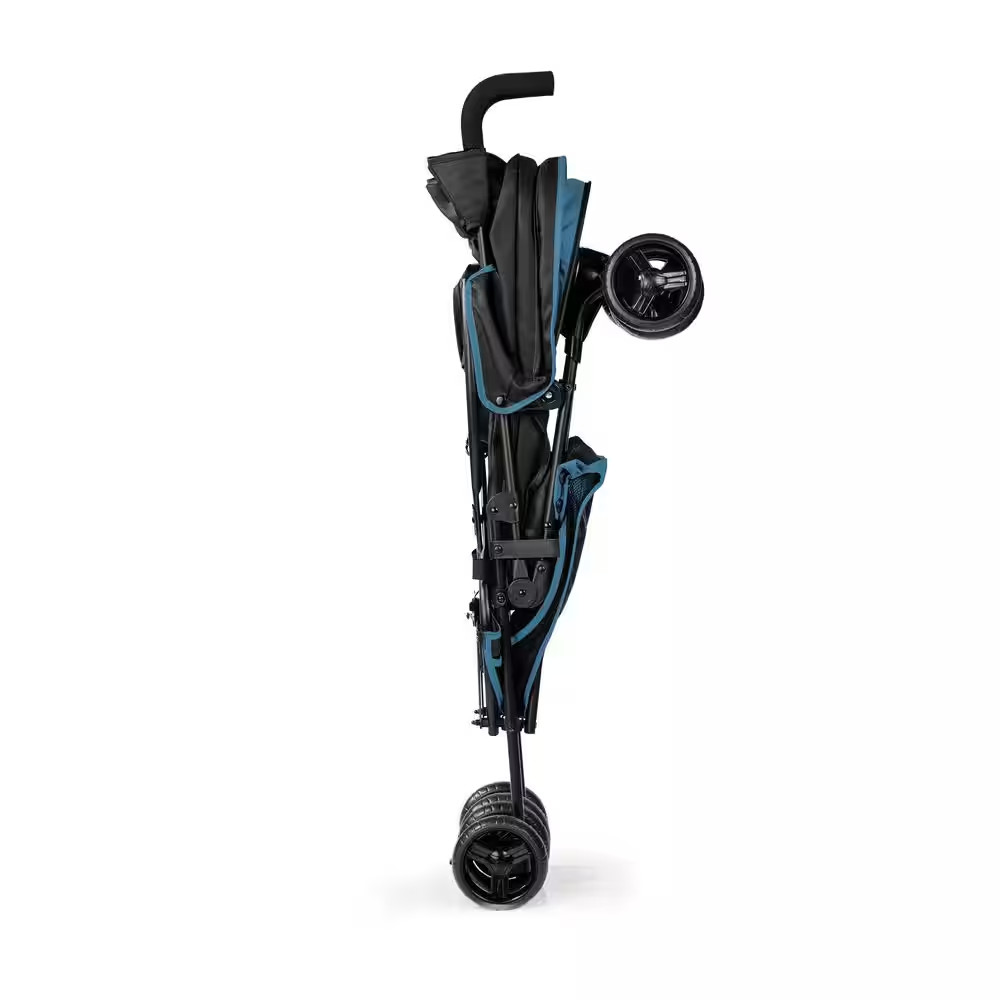 3D Mini Stroller in Dusty Blue