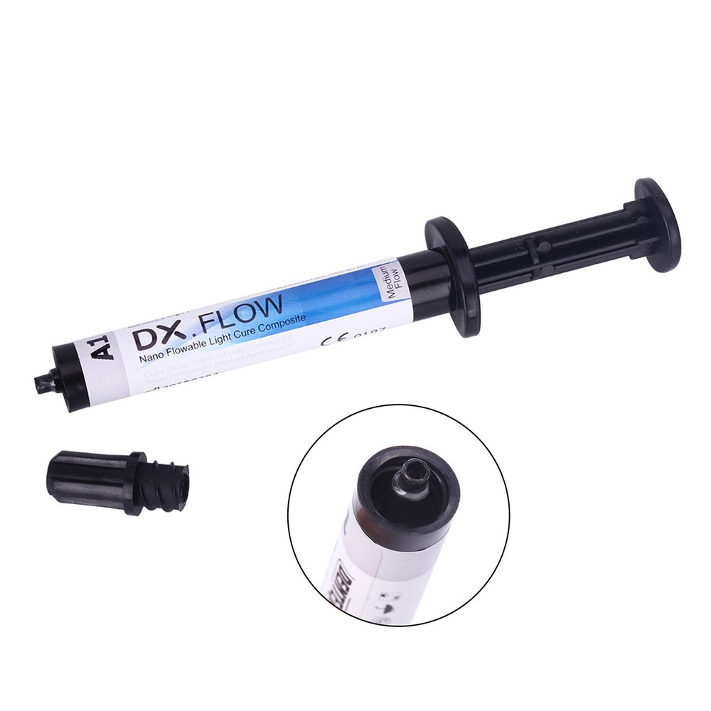 Dental Dentex A1 Medium Flow Flowable Light Cure Composite Resin Syringe