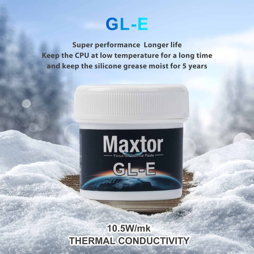 GLE 80g Thermal Paste Heatsink Paste CPU Compound Heat Conductive Grease for ...