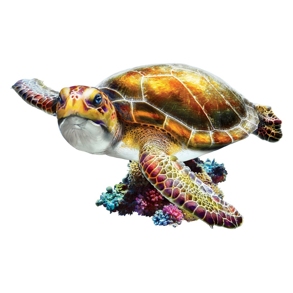MasterPieces - Sea Turtle 100 Piece Shaped Jigsaw Puzzle