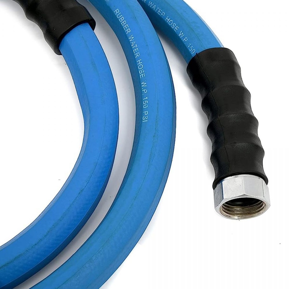 AG-Lite 5/8" x 10' Rubber Water Hose - Compact & Efficient