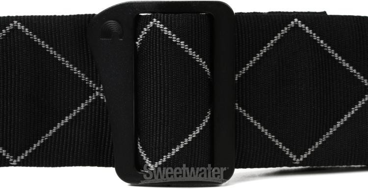 D'Addario Auto Lock Guitar Strap - Padded Diamonds