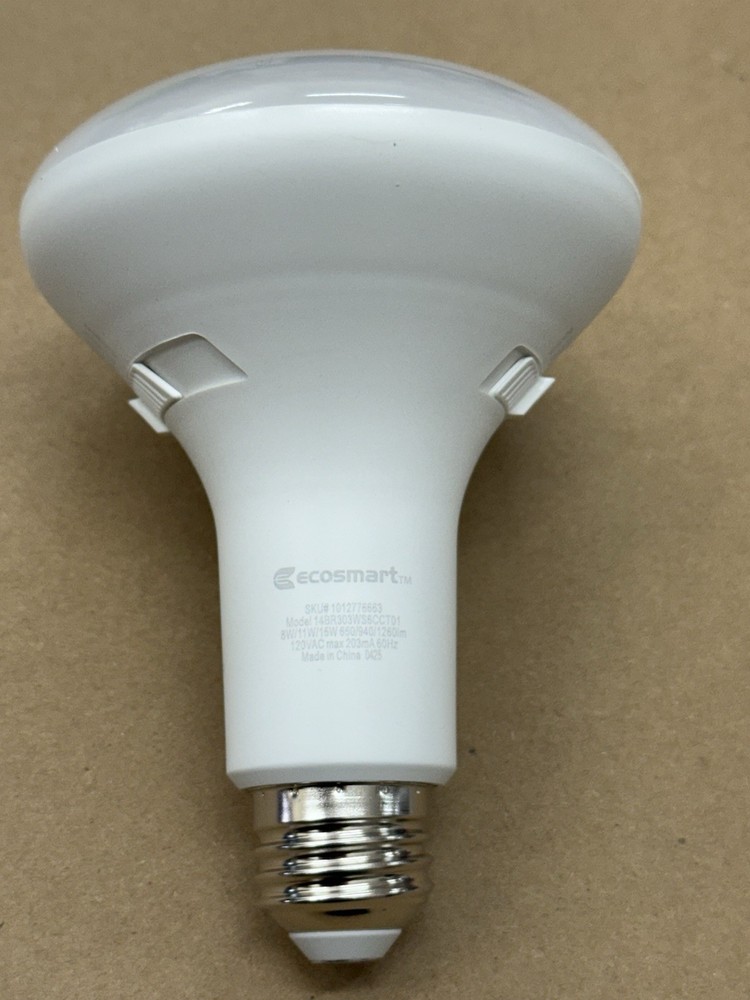 Universal Select - 65/75/90-Watt -ecosmart BR30 - Flood Lights Dimmable- 6 Bulbs