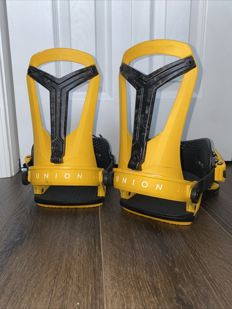 Union Falcor Bindings Size Medium Yellow Black Travis Rice