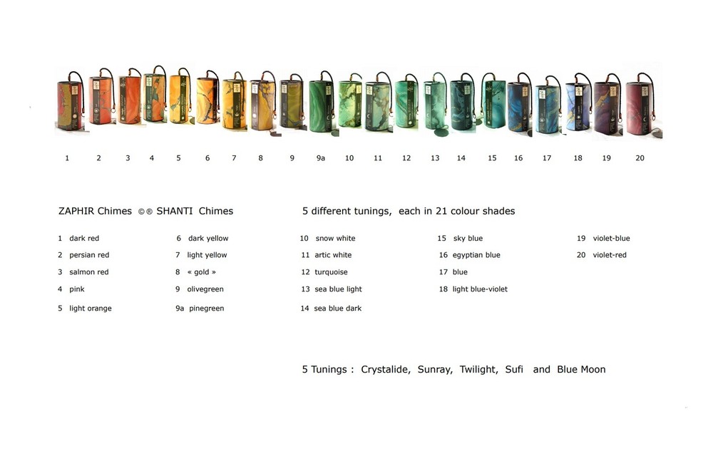 ZAPHIR Twilight "Sea Blue Dark" Chime / Wind Chime