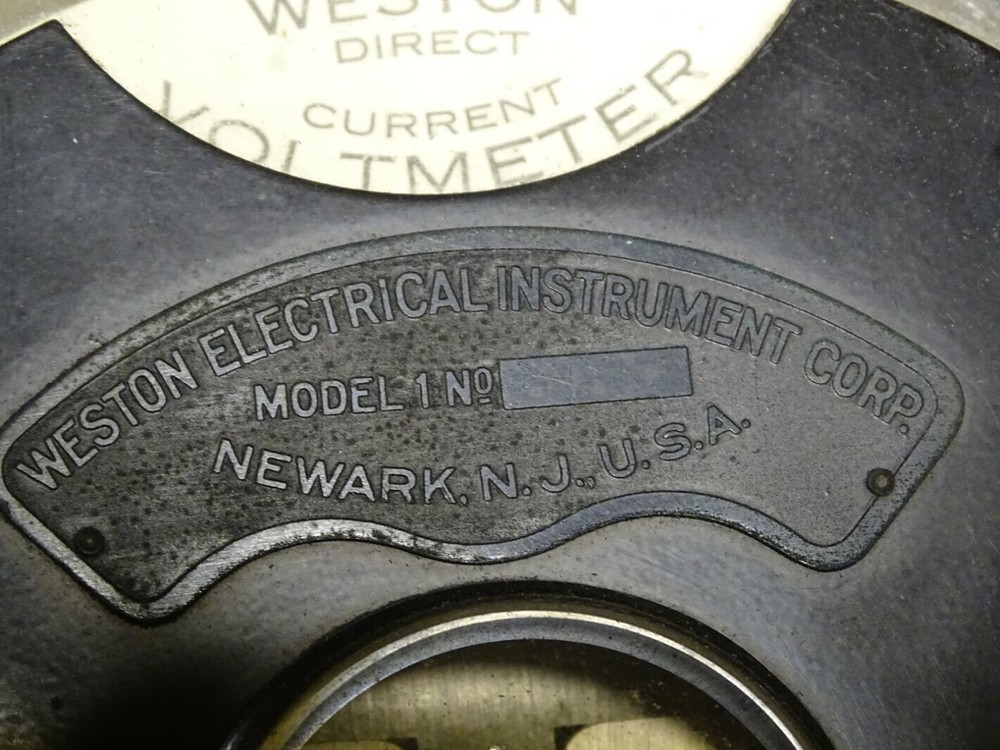 Weston Electrical Current Voltmeter , Model 1