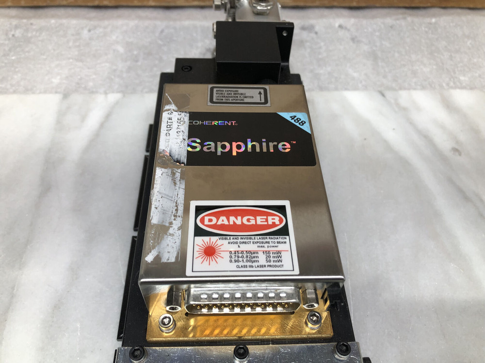 Coherent Sapphire 488-20 Continuous Wave Laser System With Heatsink Cables