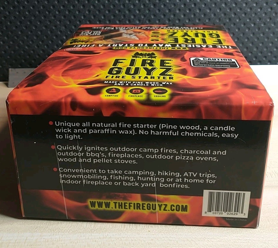 Fire Guyz Firestarters 20-Pack Bundle Box