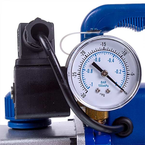 Pump with pressure gauge (1 stage./100 lit/min.) LEETO XZ-2A/C-SV