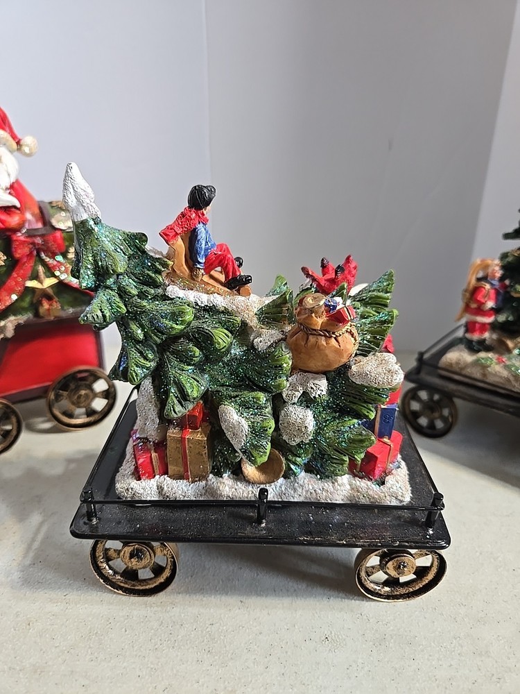 Transpac Holiday Train Set 3 Pc. Set