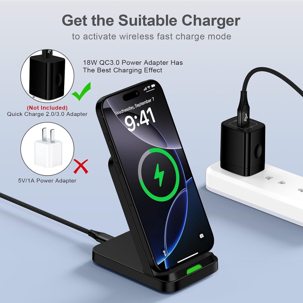Mobile Phone Wireless Charger Multi-function Universal Adapter