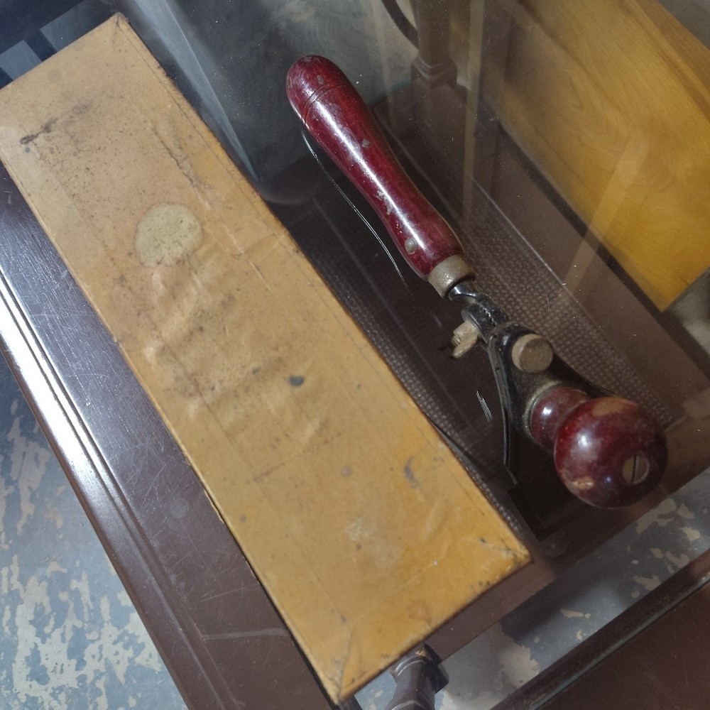 vintage wood scraper