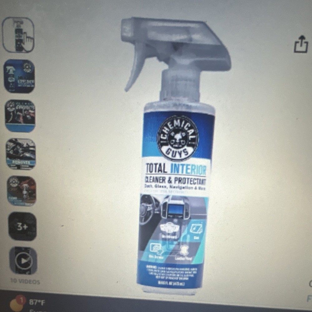 Total Interior Cleaner Protectant 16 oz