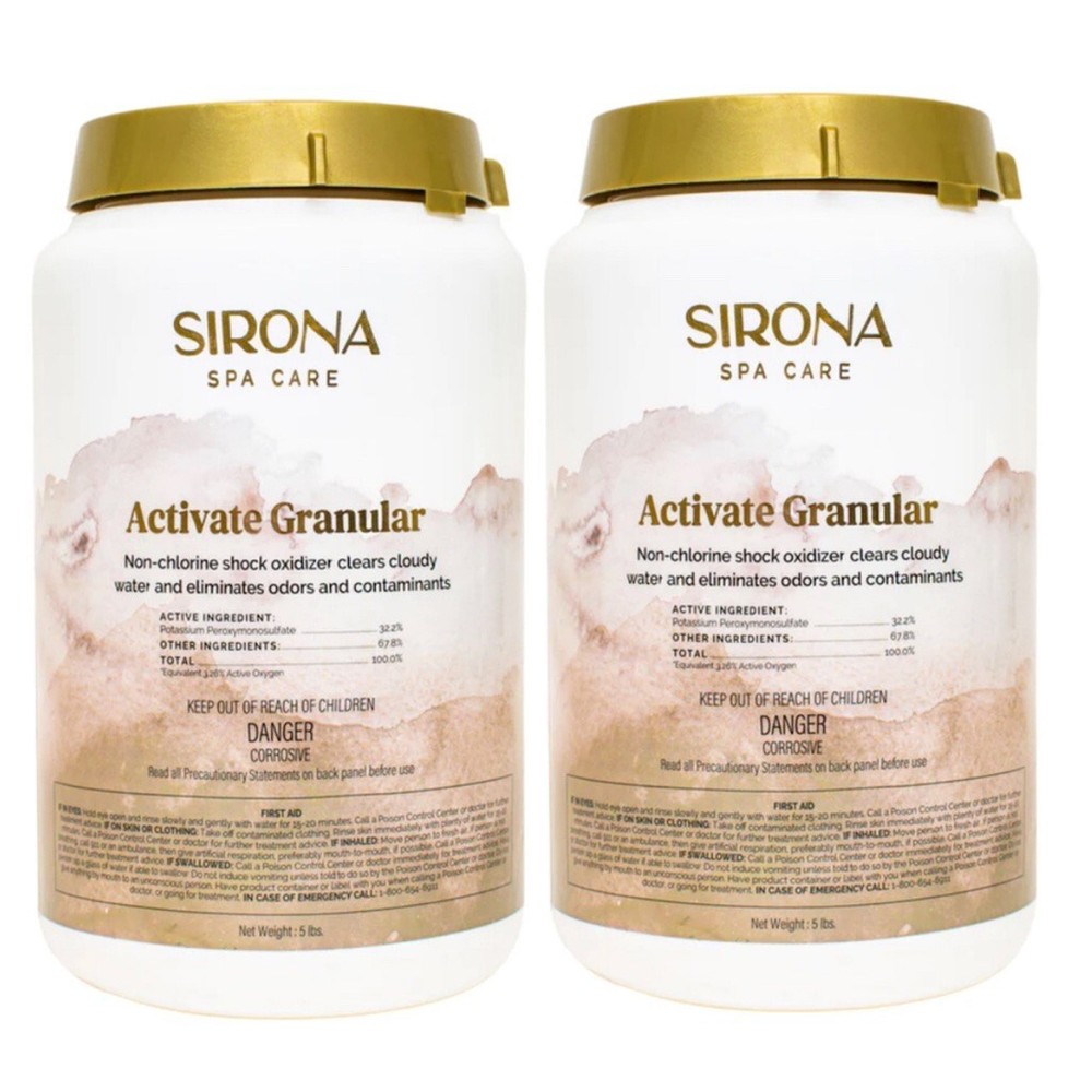 Sirona Spa Care Activate Granular (5 lb) (2 Pack)