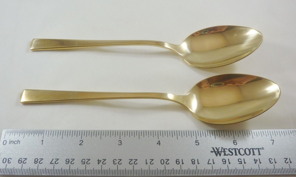 Vintage Dirigold Dirilyte Goldware Empress Flatware Silverware Soup Tablespoon