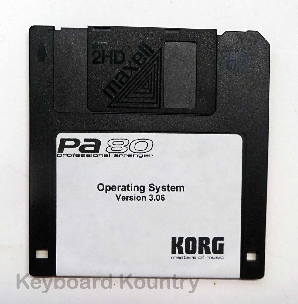 Korg PA-80 Operating System 3.06 Update Disk