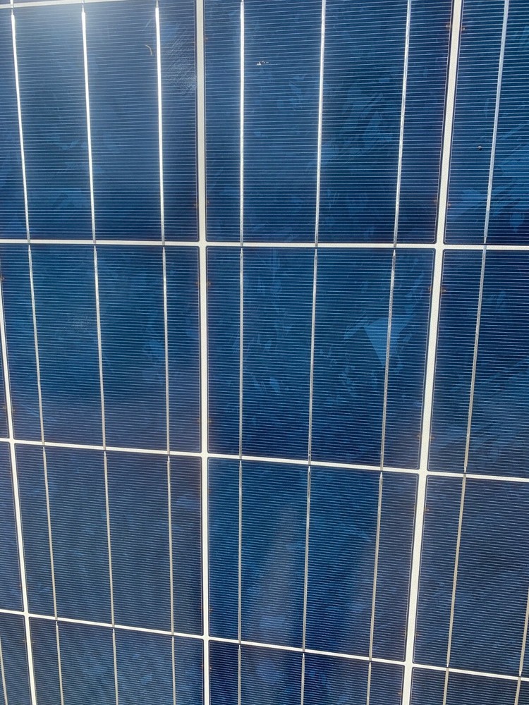 Used 250W Poly Solar Panels Cracked Vinyl
