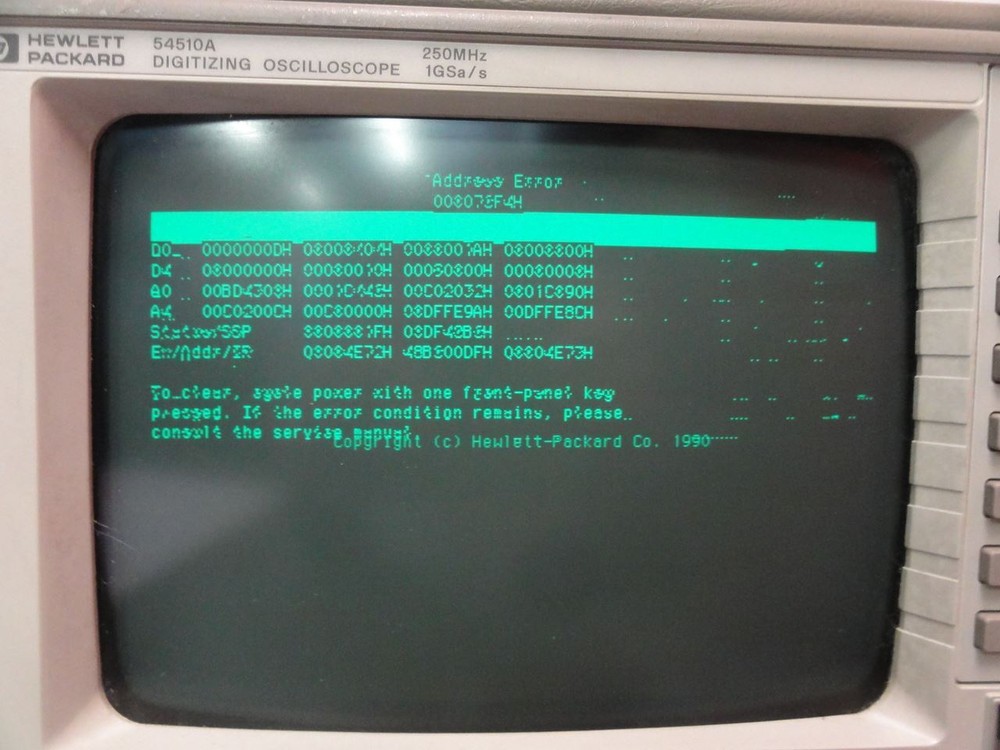 Hewlett Packard 54510A Digitizing Oscilloscope