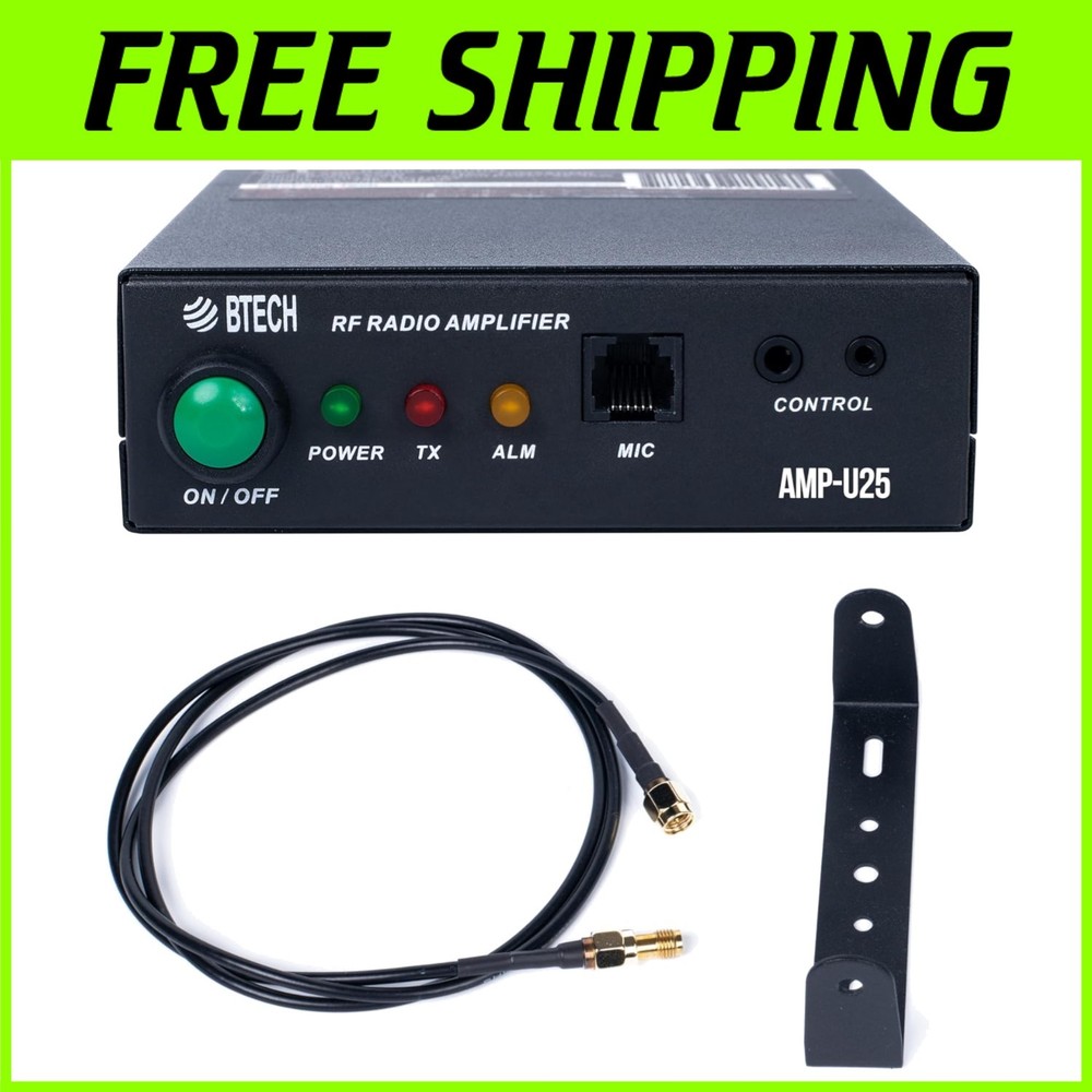 Handheld Radio Enhancer | Plug & Play | 4W Speaker | Compact