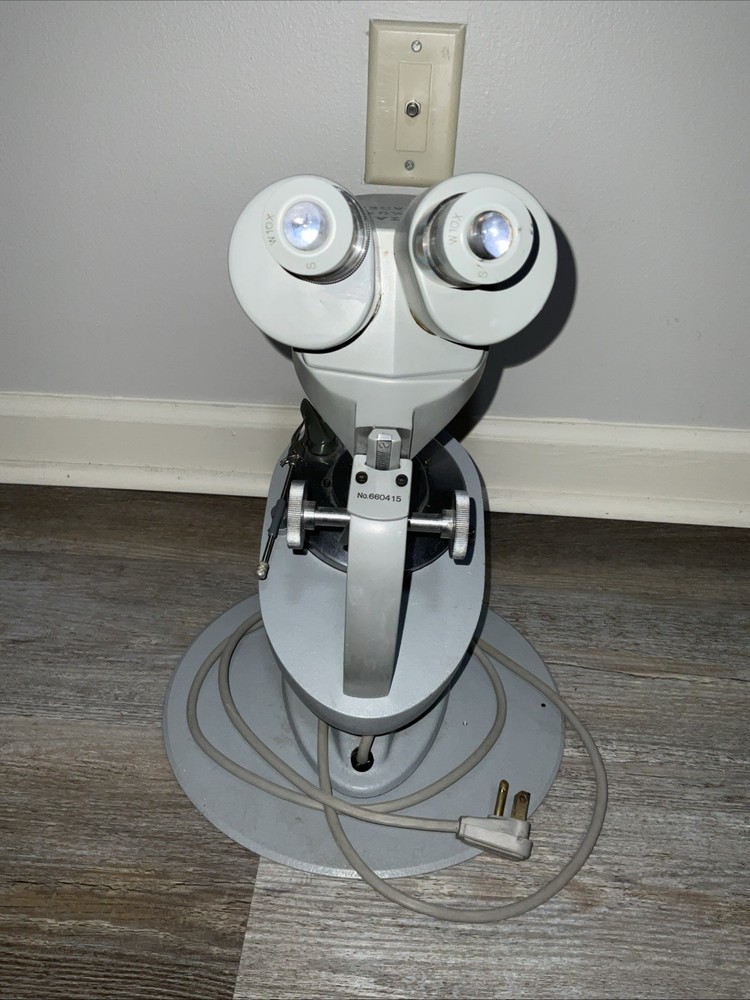 GIA GEMOLOGIST DIAMOND GRADER MICROSCOPE MODEL NO 660415