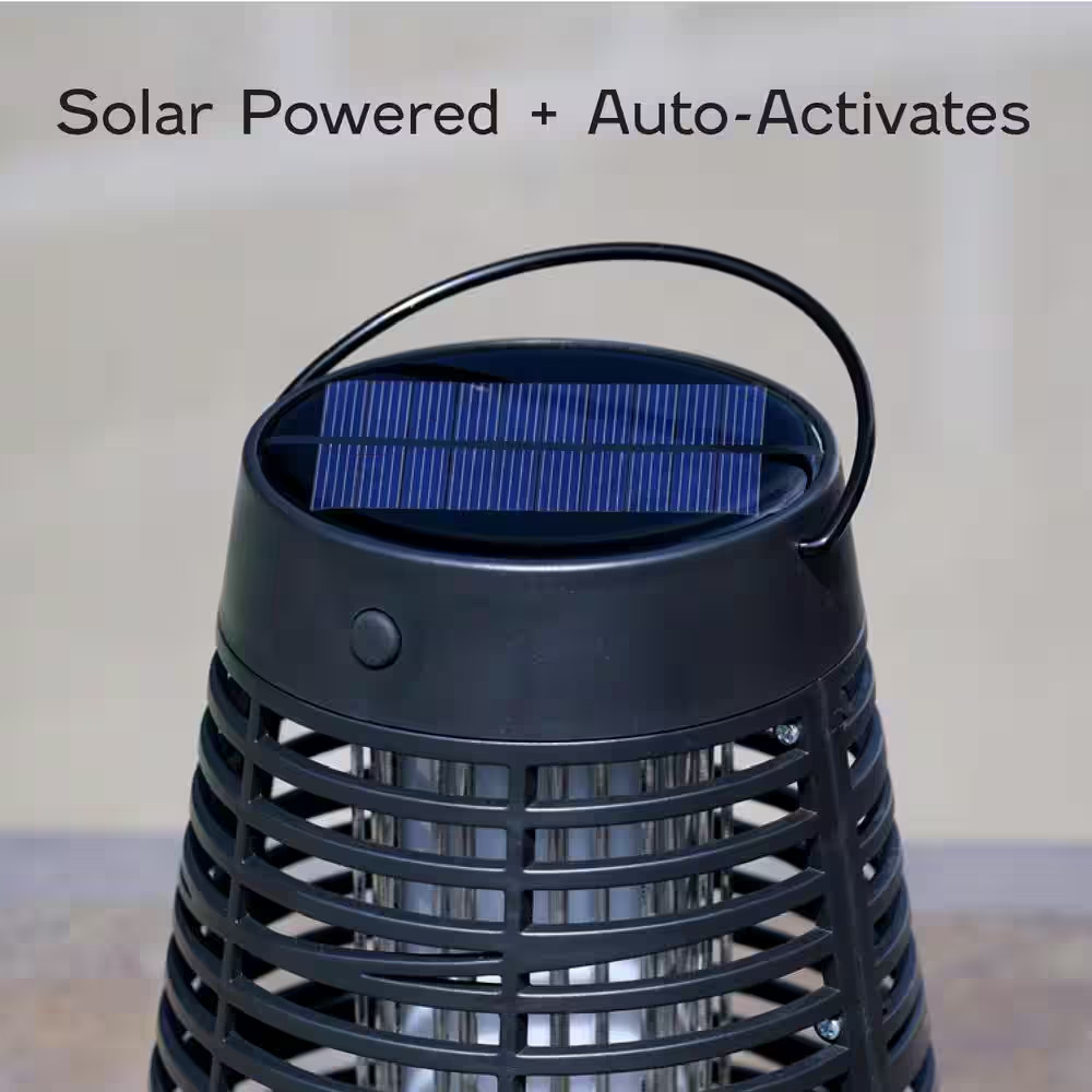 Portable Solar Insect Killer Torch with LED Flame Effect