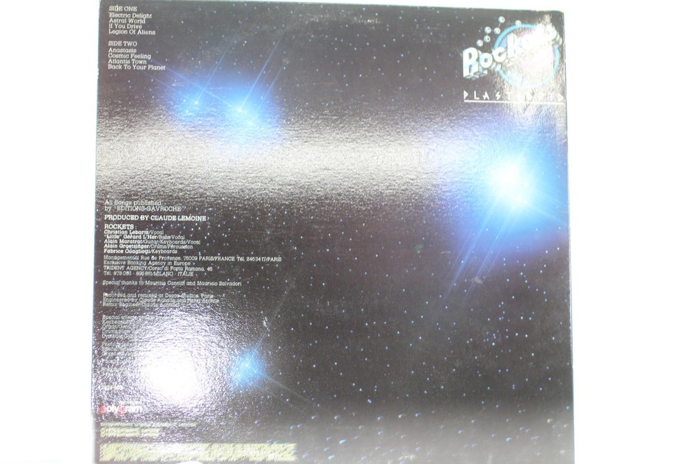 Rockers Plasteroid Vinyl Record 1979 Polygram