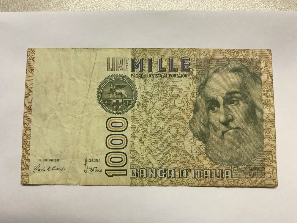1982 Italy 1000 Lire Fine #8519