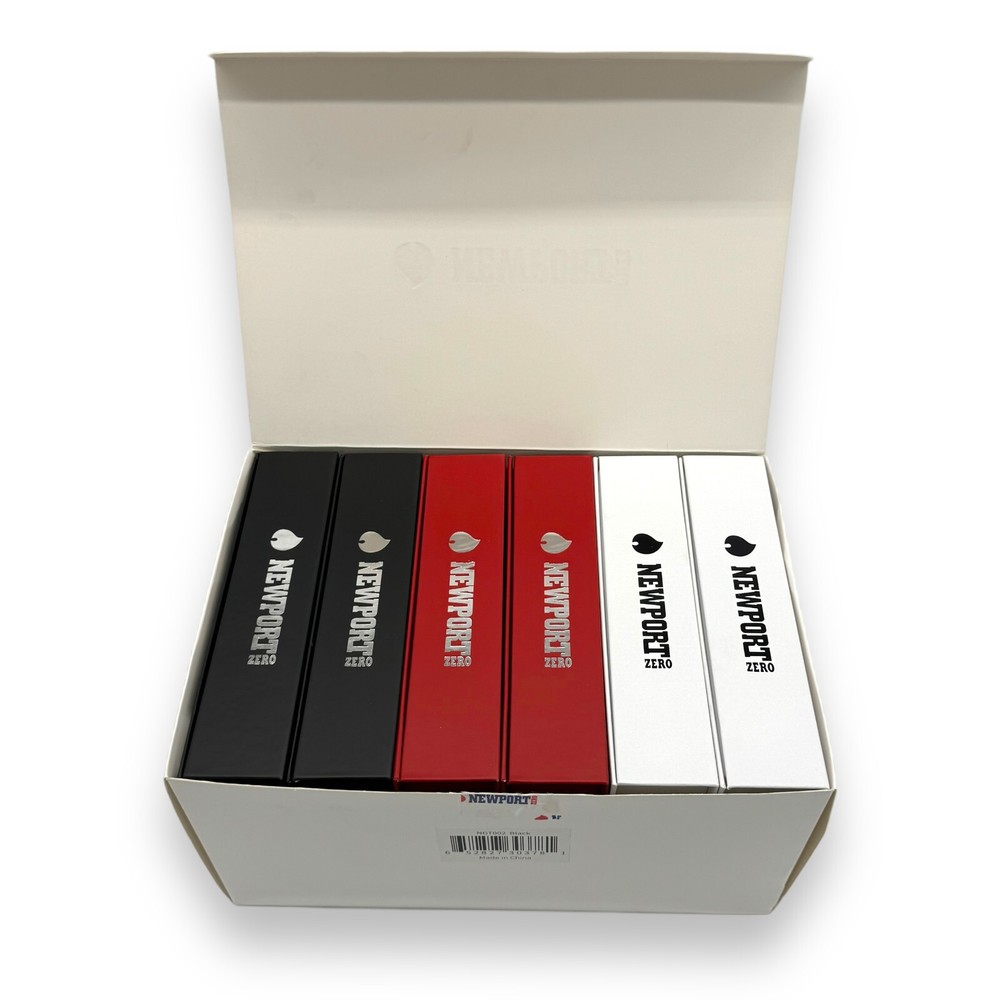 6 PCS NEWPORT ZERO WINDPROOF BUTANE REFILABLE CIGAR TORCH LIGHTER V2