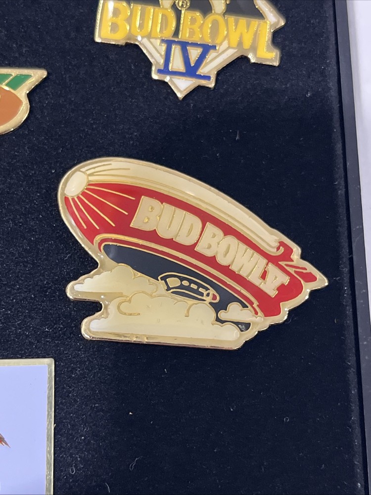 Bud Bowl Commemorative 7 Pin Set