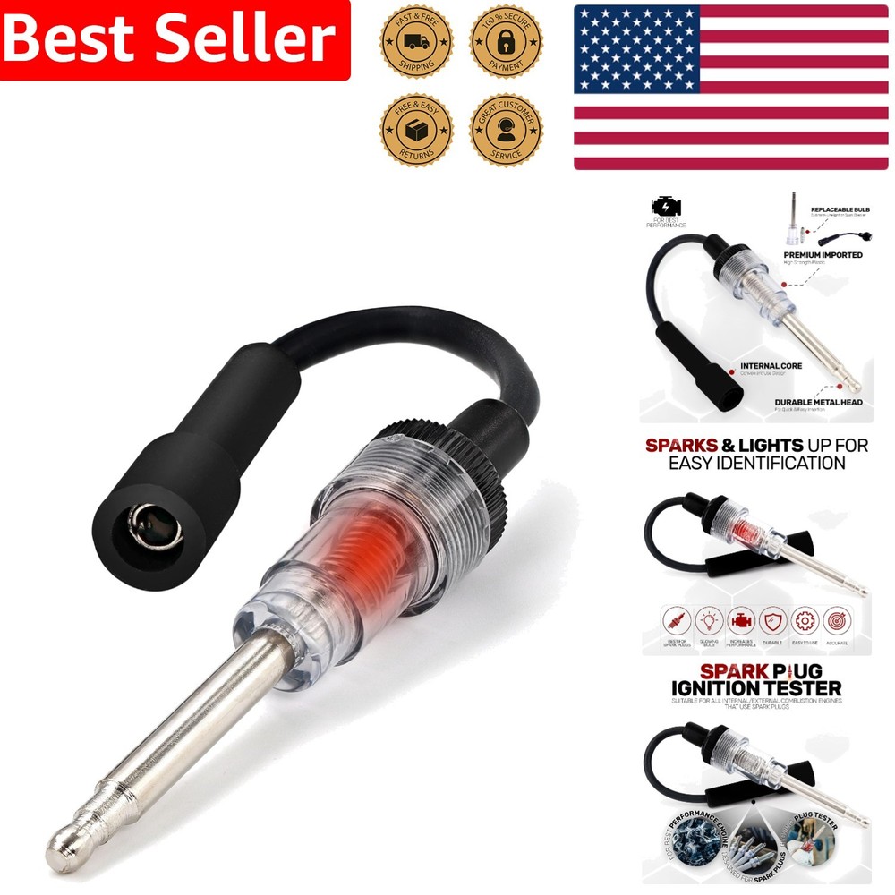 Fool-Proof Engine Spark Tester Probe - Essential Tool for Auto & Outdoor Engines