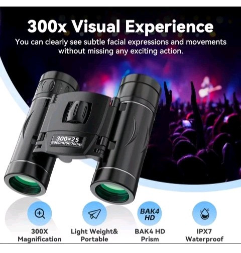 High Powered Mini Pocket Binoculars 300 ×25..
