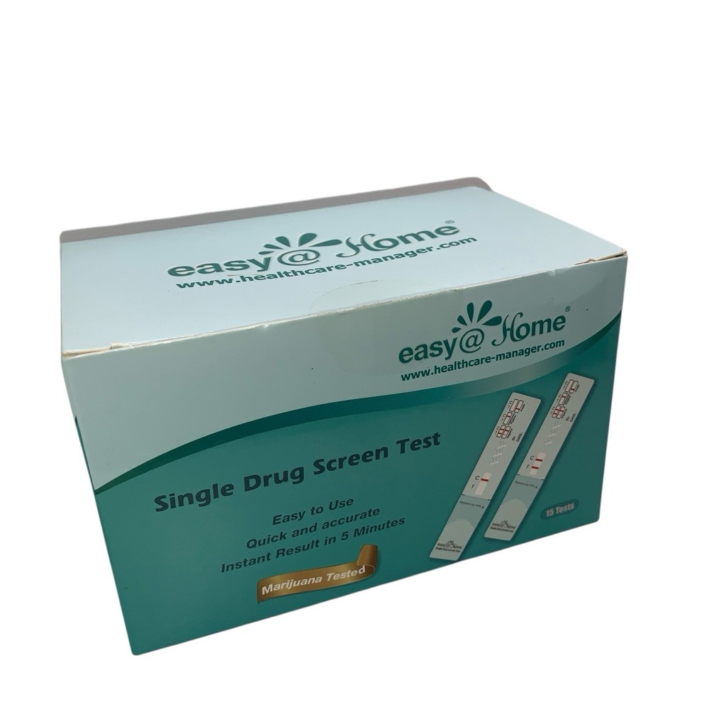 15 Pack Easy@Home Marijuana (THC) Single Panel Drug Tests Kit