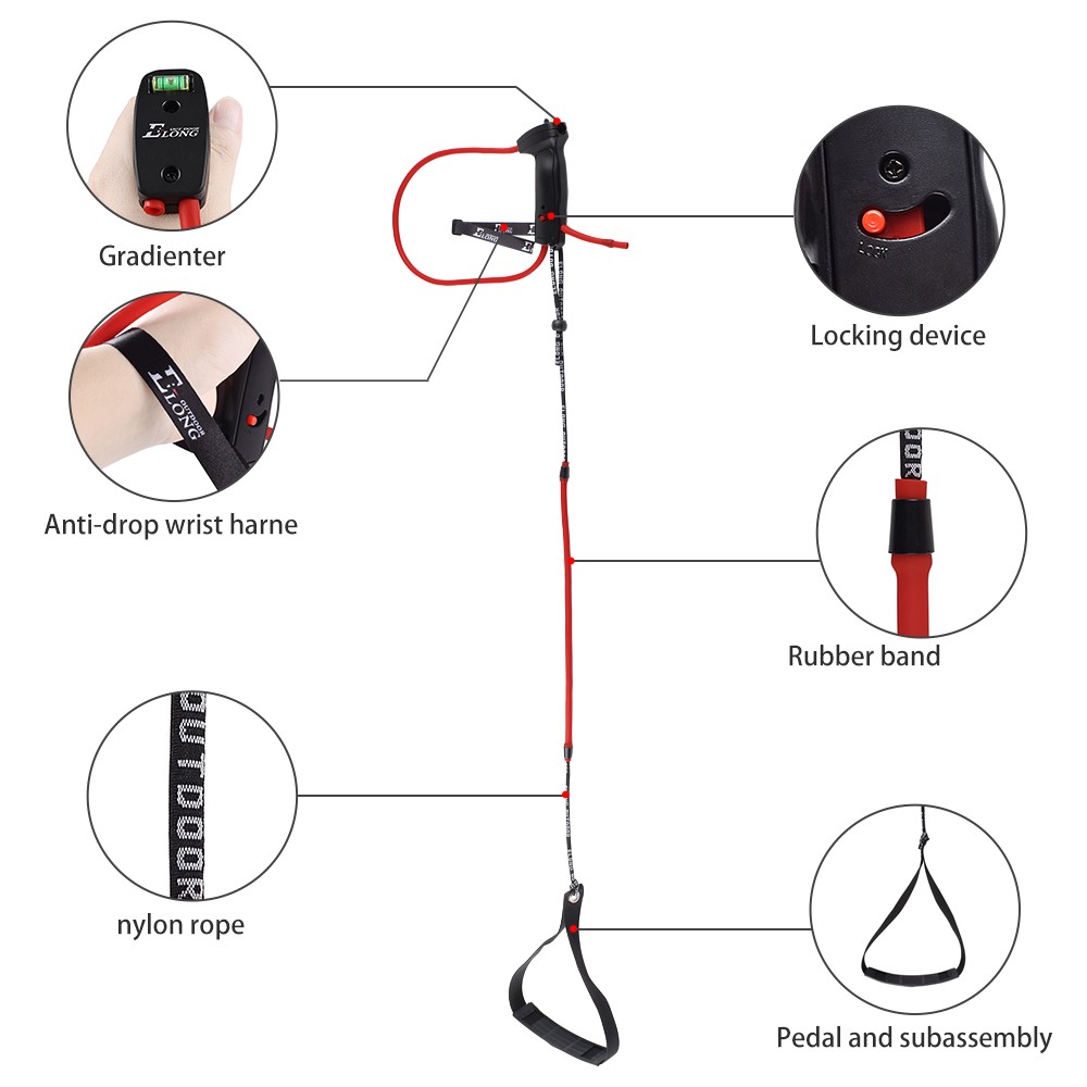 Archery Bow Trainer Draw Training Aid Device Strength Stretch Band Shooting 1PC